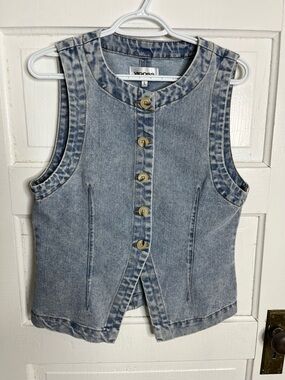 Vigoss Light Blue Denim Vest